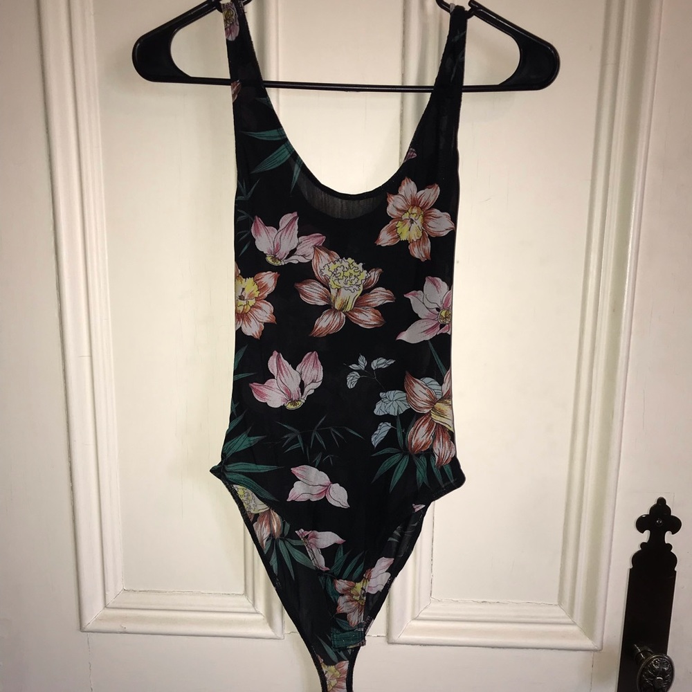 Forever 21 mesh Bodysuit